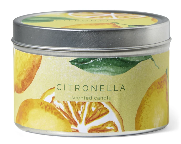 Citronella, Myggljus, H 5,5 Ø 8 cm, 17h brinntid
