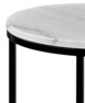 Novali - Sidobord, Ø 43, H 71 cm - Svart