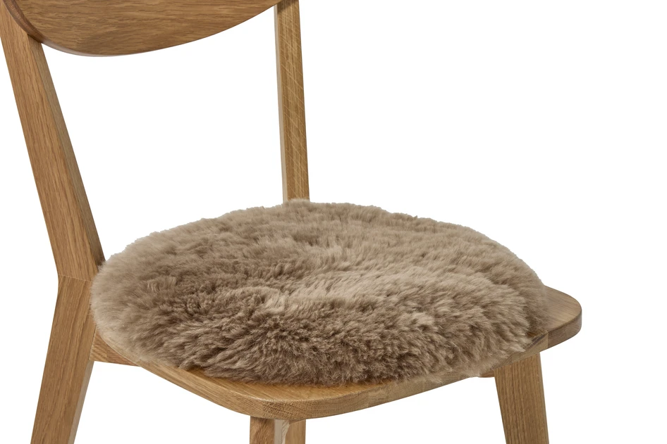 Andermatt - Stolsdyna, Ø34 cm - Beige