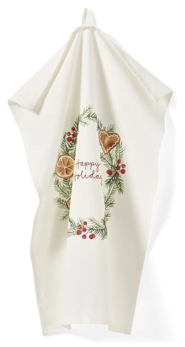 Happy holiday, Kökshandduk, 50x70 cm