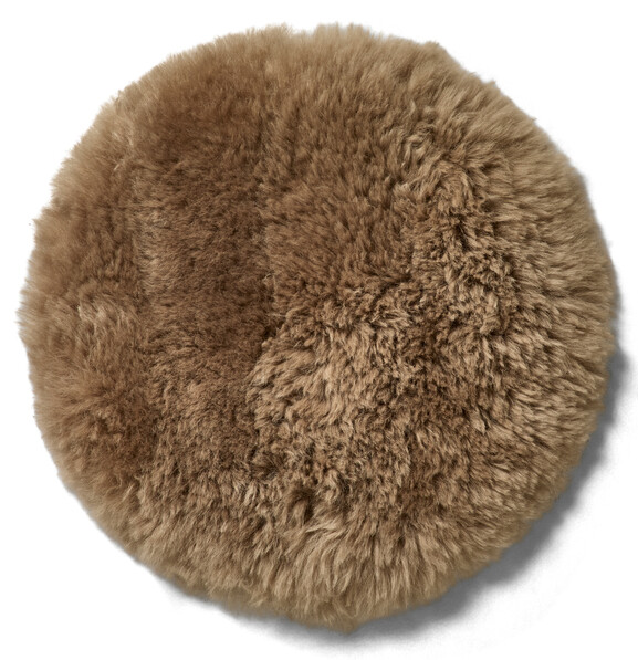 Andermatt - Stolsdyna, Ø34 cm - Beige