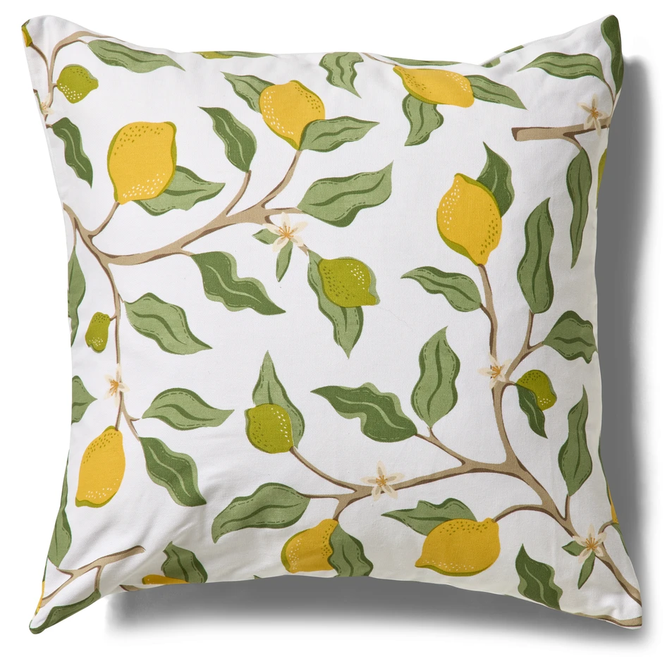 Citrus - Kuddfodral, 50x50 cm - Gul