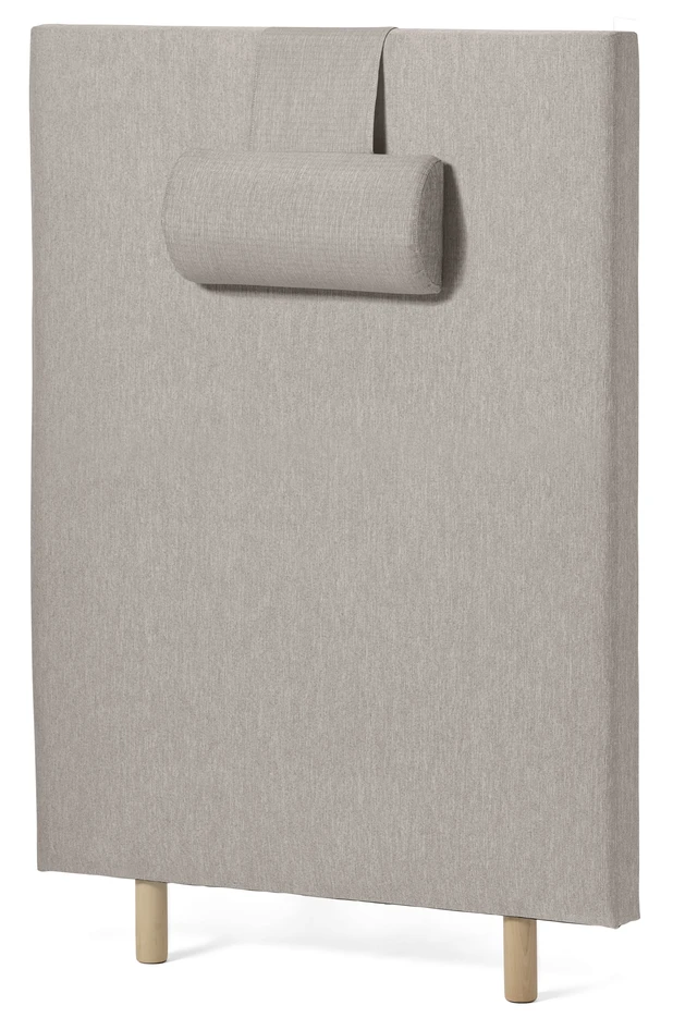 Väderö - Ställbar säng, enkelsäng med bäddmadrass och sänggavel slät - Beige