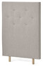 Väderö pikerad - Sänggavel 90 cm - Beige