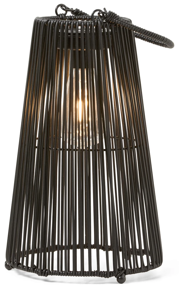Milton - Solcellsbelysning H25 Ø17 cm - Svart