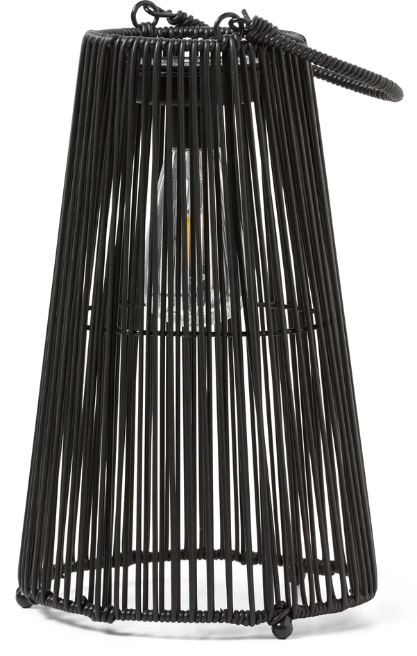 Milton - Solcellsbelysning H25 Ø17 cm - Svart