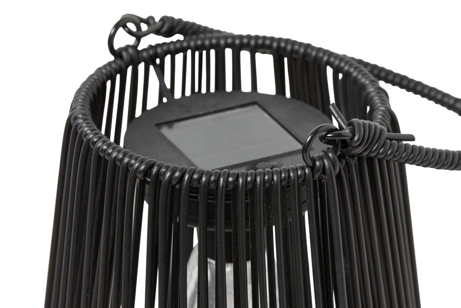 Milton - Solcellsbelysning H25 Ø17 cm - Svart