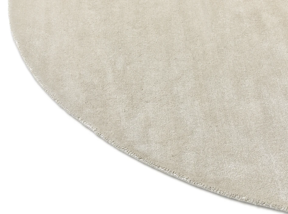 Calma - Handvävd matta, Ø250 cm - Beige