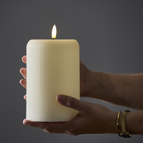 Stråla - LED-ljus, H 15 Ø 10 cm, timer - inspiration