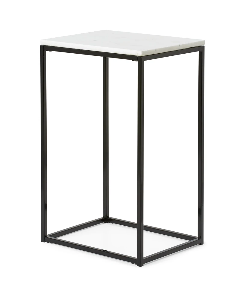 Novali - Sidobord, B 45, H 71 cm - Svart