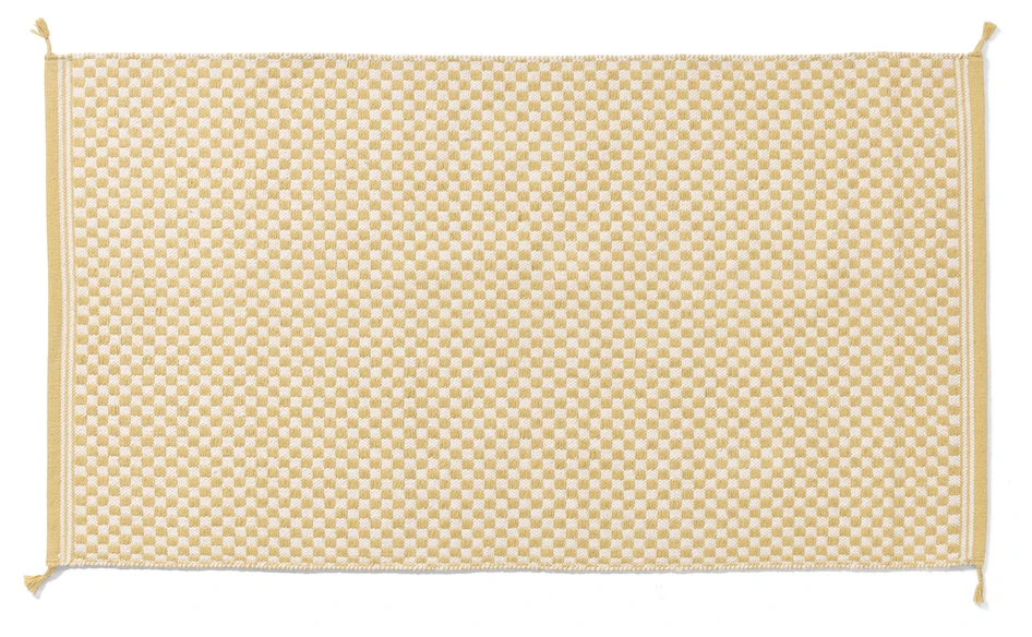 Rutan - Bomullsmatta 80x150 cm - Gul