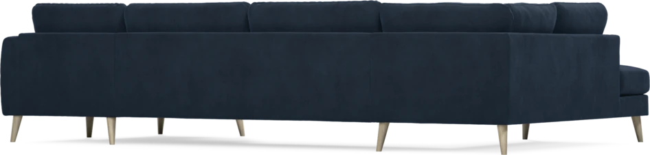 Bridge - 3-sits soffa med divan vänster och schäslong höger - Blå