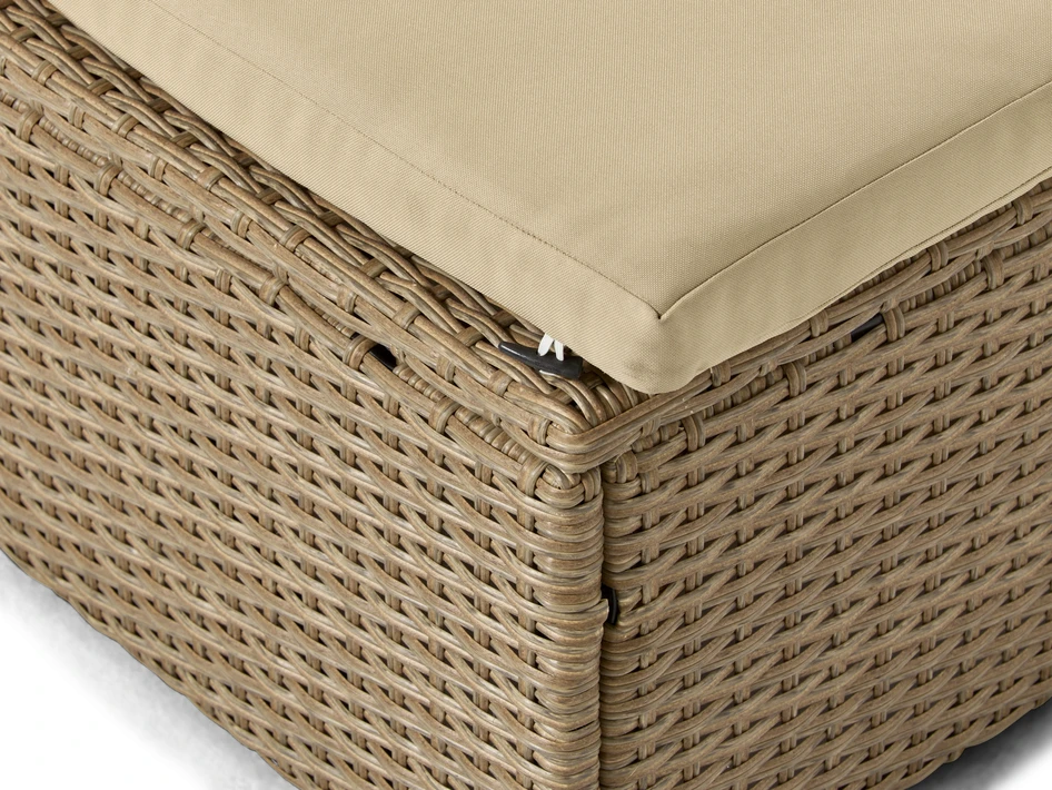 Pacific - Solsäng inkl dyna - Beige