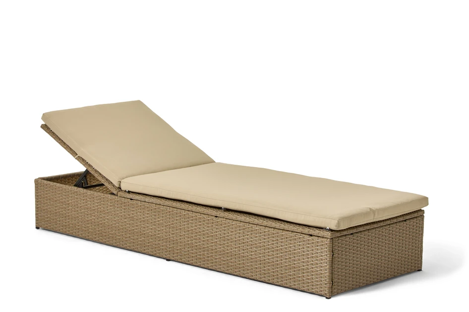 Pacific - Solsäng inkl dyna - Beige