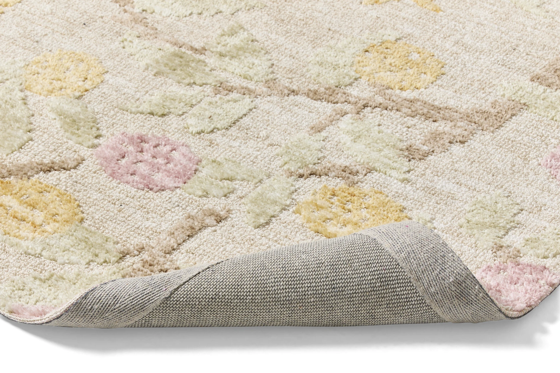 Flowery Stickad matta, 200x300 cm | Mio
