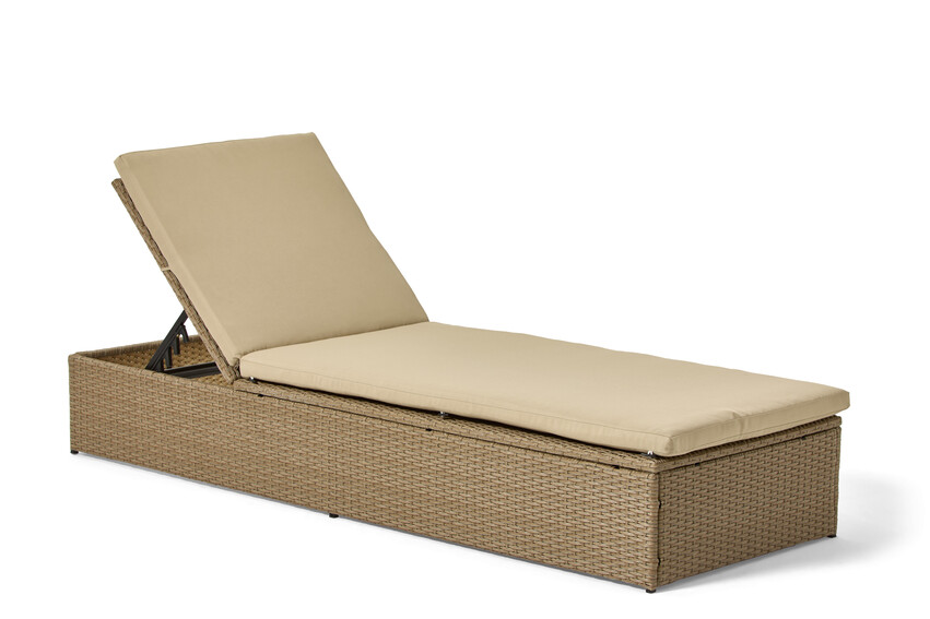 Pacific - Solsäng inkl dyna - Beige