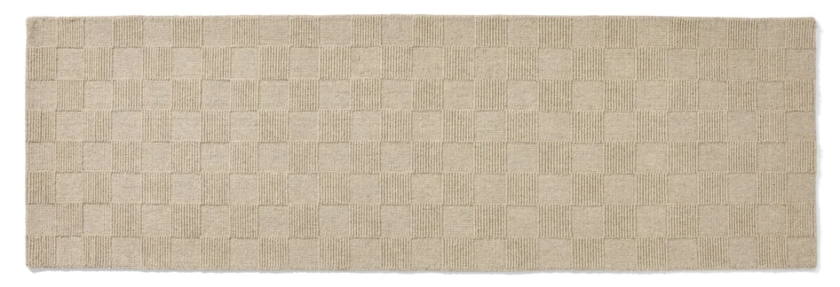 Ulrika - Ullmatta, 80x250 cm - Beige