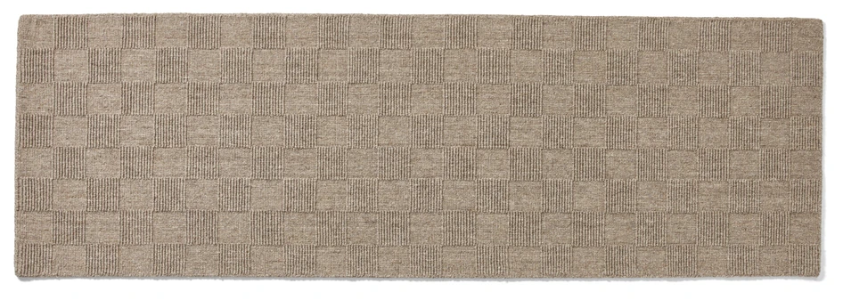 Ulrika - Ullmatta, 80x250 cm - Brun