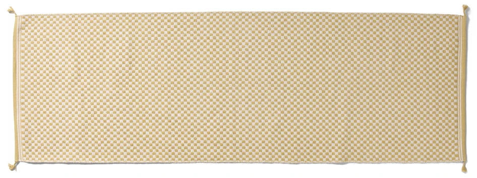 Rutan - Bomullsmatta 80x250 cm - Gul