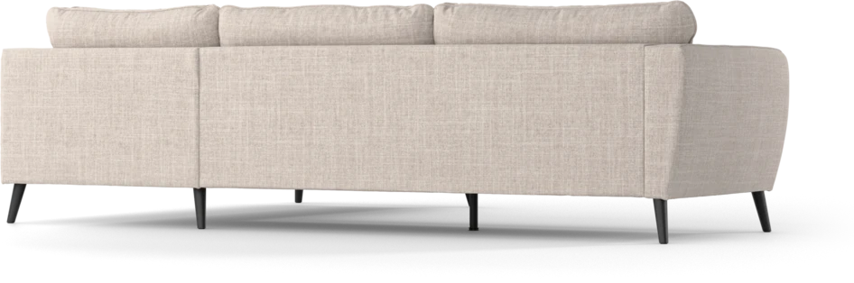 County - 2,5-sits soffa med divan höger - Beige