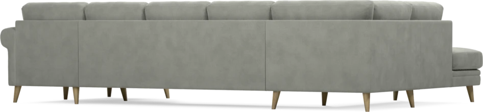 Eden - 3-sits soffa med divan vänster och schäslong höger - Grå