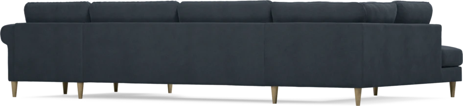 Bridge - 3-sits soffa med divan vänster och schäslong höger - Blå