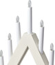Miro - Adventsljusstake, 46x50x7,5 cm - Vit
