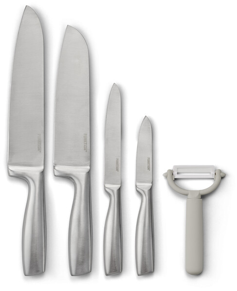 Funktion - Knivset, 5 delar  - Grå