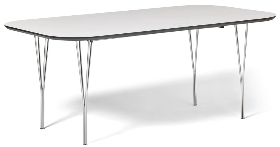 Santino - Matbord, L 180-280 cm - Svart
