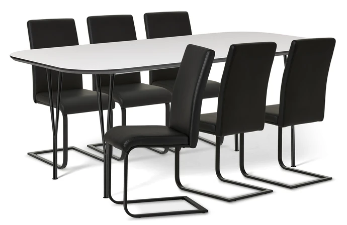 Santino, Matgrupp med 6 stolar Jack