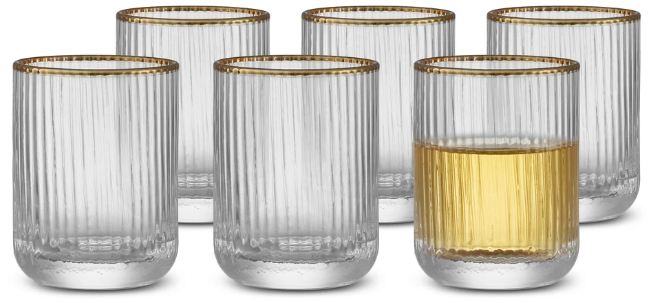 Palermo - Shotglas, H 6 Ø 4,5 cm, 6 cl, 6-pack - Vit