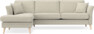 Eden - 2,5-sits soffa med schäslong - Beige