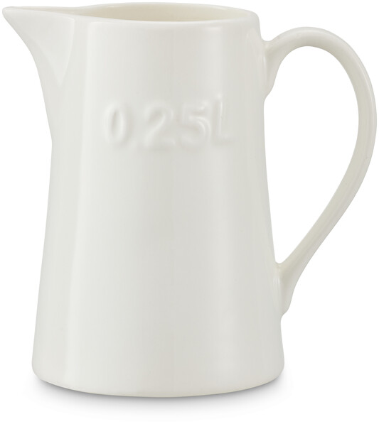 Alwa - Mjölkkanna, H 11,4 Ø 7,8 cm, 25 cl - Vit