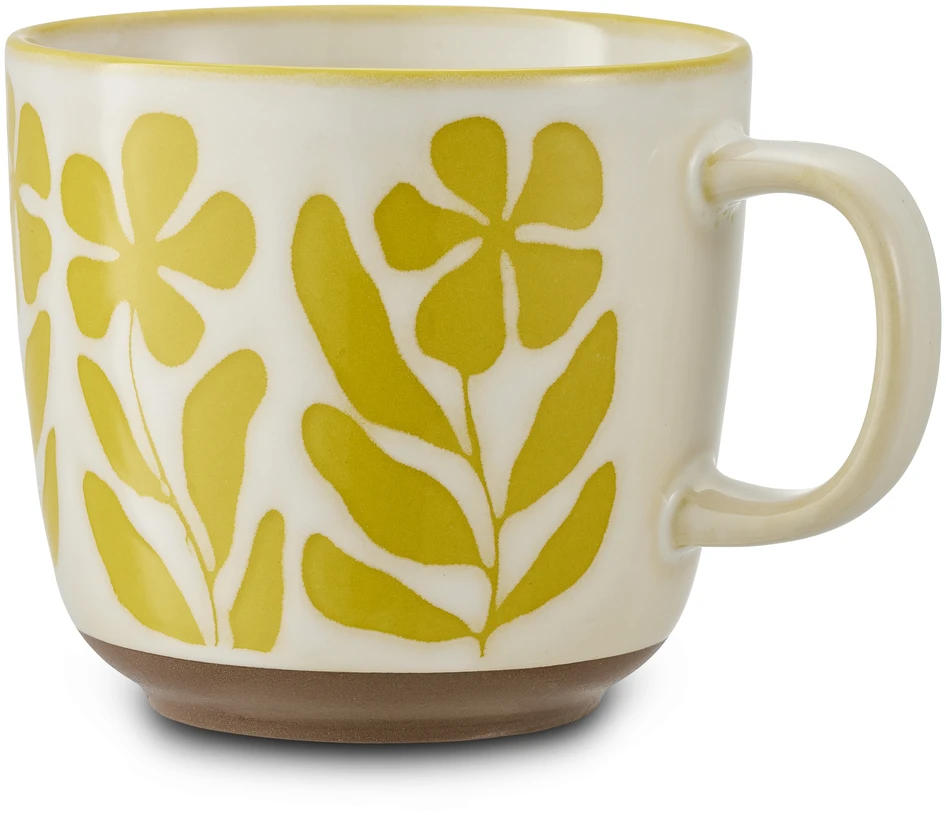 Laura - Mugg, H 9,8 Ø 10,8 cm, 50 cl - Gul