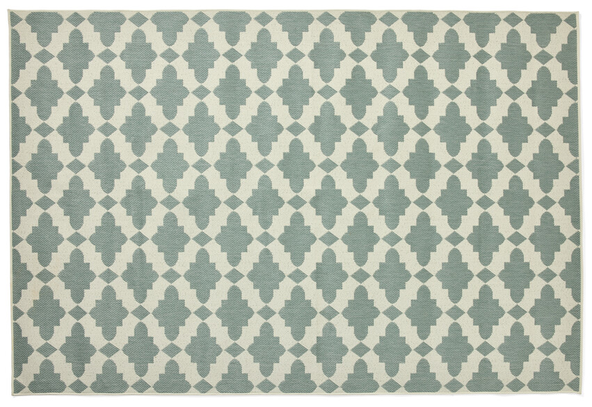 Nikita - Flatvävd matta, inom-/utomhus, 160x230 cm - Blå