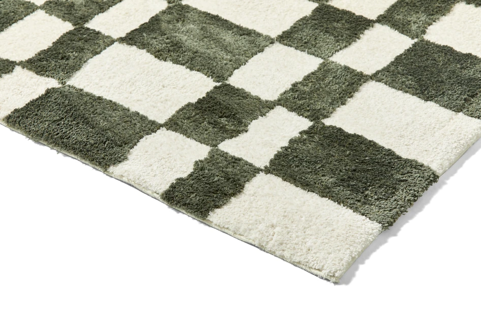 Franky - Ryamatta, 160x230 cm - Grön