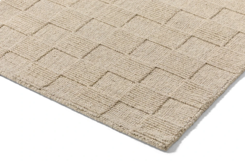 Ulrika - Ullmatta, 80x250 cm - Beige