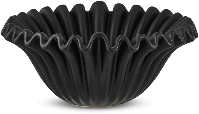 Ninni, Serveringsskål i stengods, H 10,5 Ø 23 cm