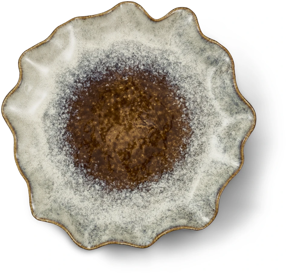 Nella - Fat, 29x29,5x5 cm - Brun