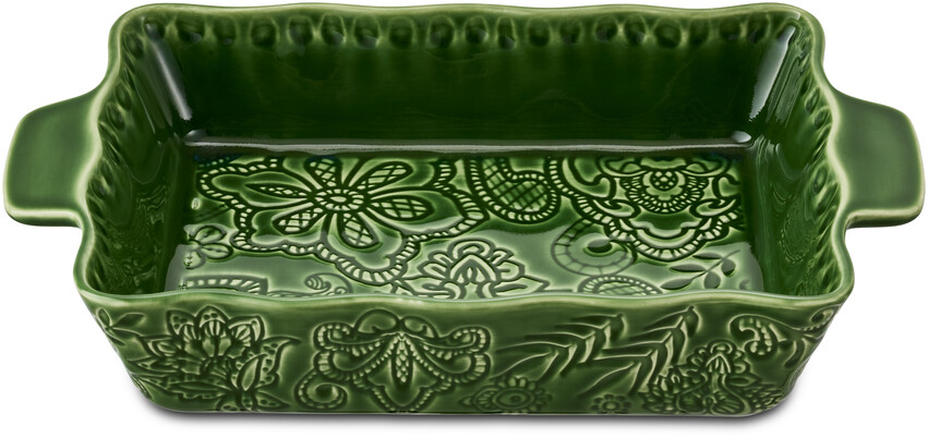 Larissa - Ugnsform, 21,5x34,5x6,5 cm - Grön