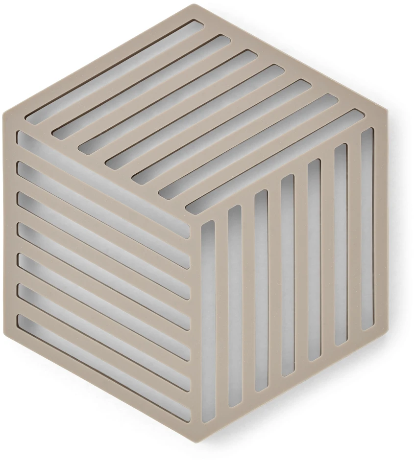 Zone Hexagon - Grytunderlägg, 16x14 cm - Beige