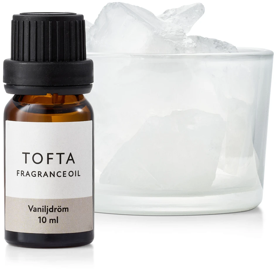 Tofta - Doftstenar, H5 Ø7,5 cm, doft Vaniljdröm - Brun