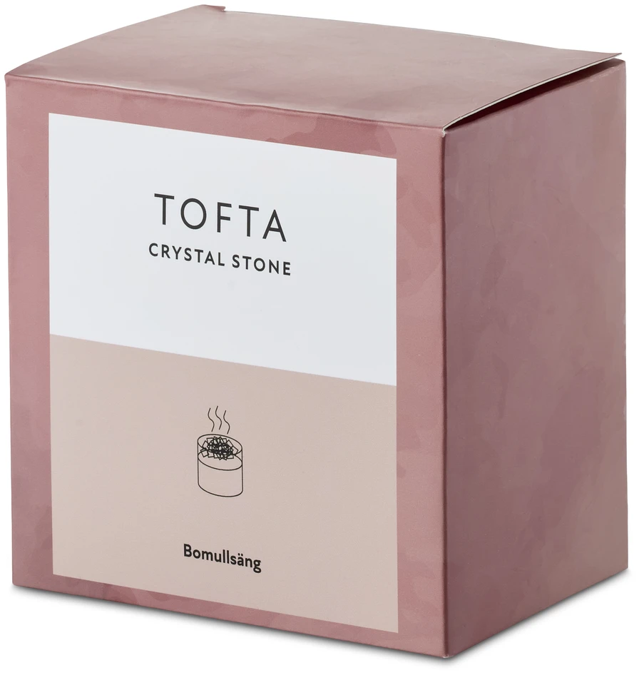 Tofta - Doftstenar, H5 Ø7,5 cm, doft Bomullsäng - Rosa