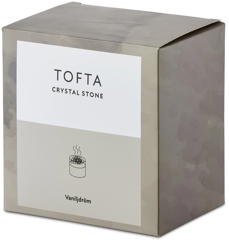 Tofta - Doftstenar, H5 Ø7,5 cm, doft Vaniljdröm - Brun