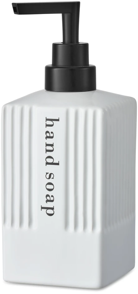 Miriam - Tvålpump, B 7 H 17,5 cm, 480 ml - Vit