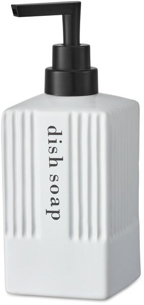 Miriam - Tvålpump, B 7 H 17,5 cm, 480 ml - Vit