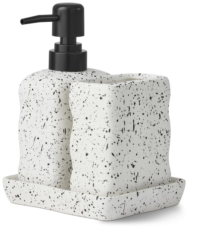 Dotty - Tandborstmugg, L8,5 B5 H10,3 cm - Vit