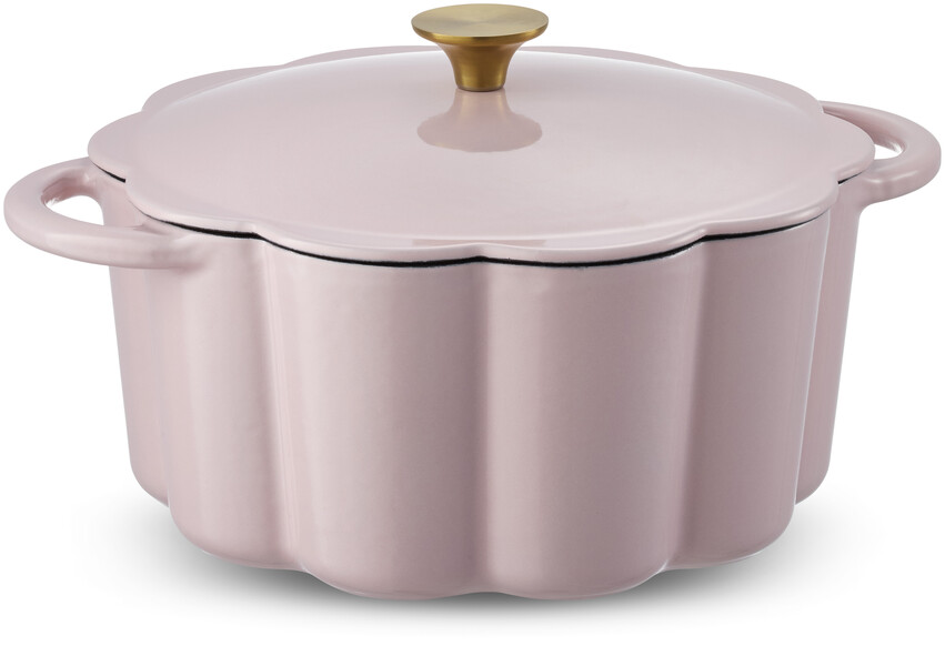 Chili Blomma - Gryta, 4,3 liter - Rosa