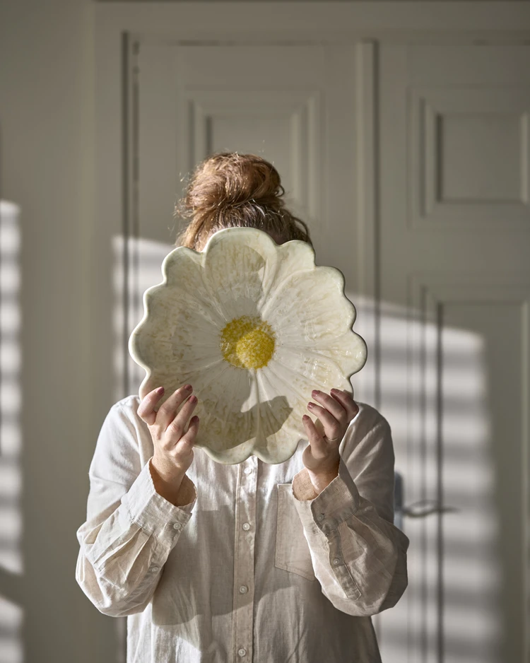 Rosenskära - Serveringsskål, H 10 Ø 31,5 cm - inspiration