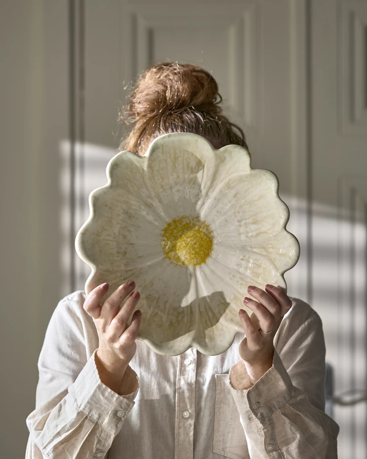 Rosenskära - Serveringsskål, H 10 Ø 31,5 cm - inspiration